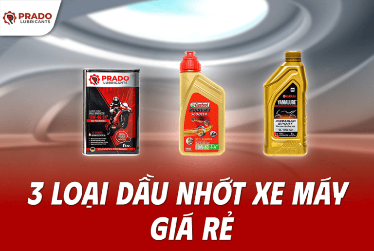 3 loại dầu nhớt xe máy giá rẻ