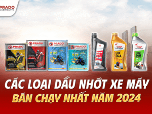 Các loại dầu nhớt xe máy bán chạy nhất năm 2024
