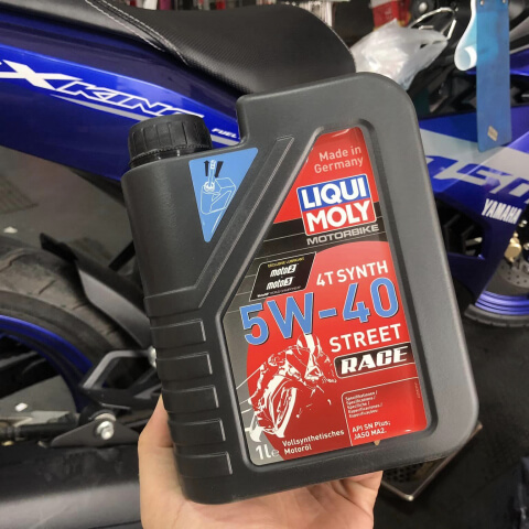 Nhot Liqui Moly 4T Synth 10W40 Street Race cho Exciter 155