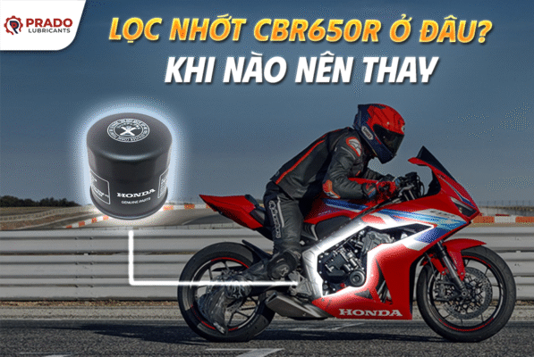 Lọc nhớt CBR650R ở đâu? Khi nào nên thay?