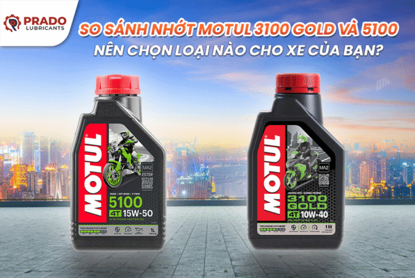 So sánh nhớt Motul 3100 Gold và 5100? Nên chọn loại nào cho xe của bạn?