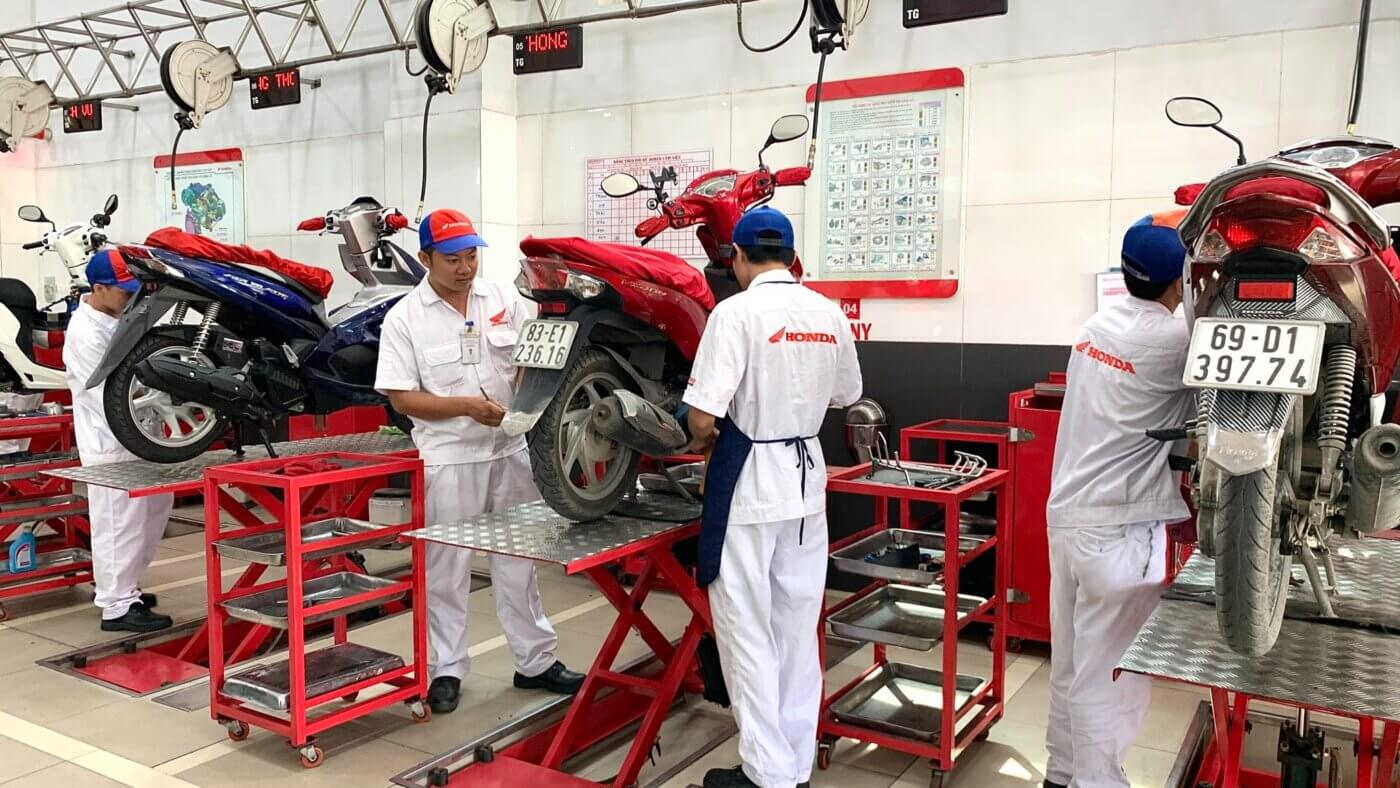 Thay dầu Honda Beat 110 tại Head Honda chính hãng