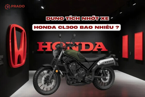 Dung tích nhớt xe Honda CL300 bao nhiêu?