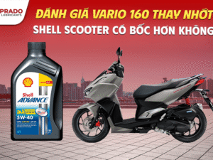 Đánh Giá Vario 160 Thay Nhớt Shell Scooter Có Bốc Hơn Không