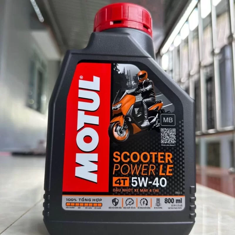 gia-nhot-xe-ADV-350-tiet-kiem-xang-Nhot-Motul Scooter-Power-LE-5W-40 (hoặc 5W-30)