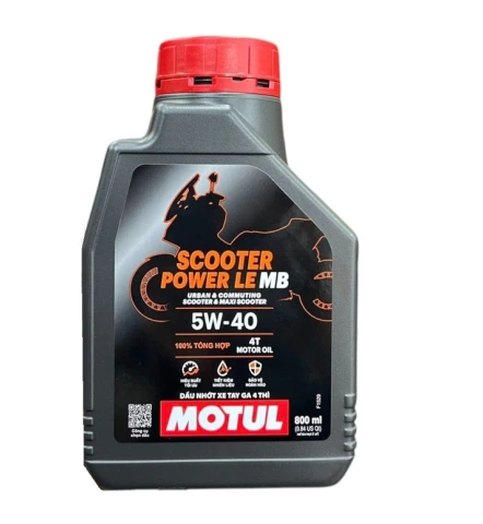 Bao Lâu Thay Nhớt Định Kỳ SH350i Chuẩn Để Bảo Dưỡng Động Cơ Tốt Nhất 8 motul-scooter-power-le-5w40-08l