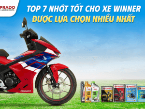 Top 7 nhớt tốt cho xe Winner được lựa chọn nhiều nhất