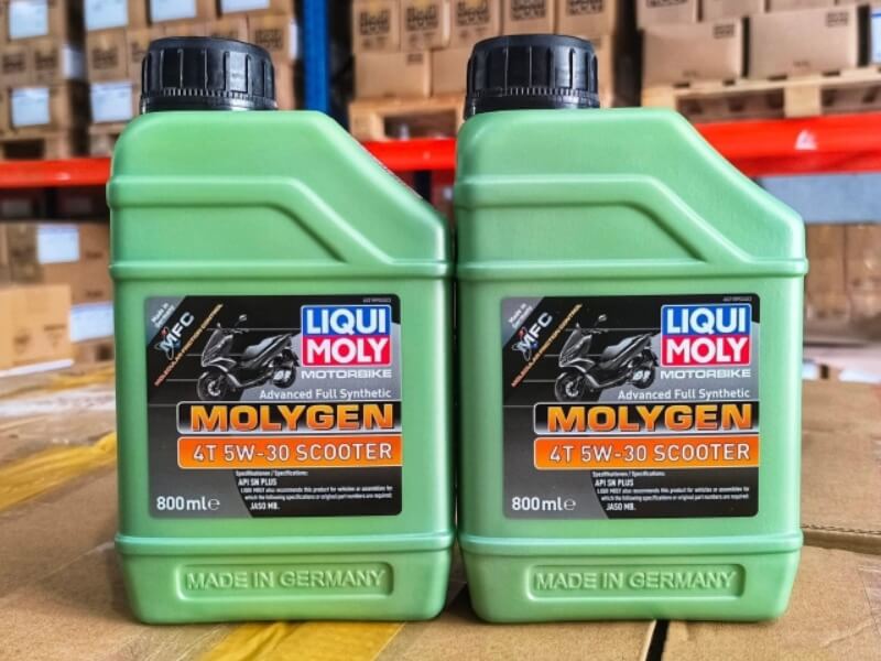 Hướng Dẫn Chọn Dầu Nhớt Tốt Cho Janus Để Xe Chạy Tốt 9 Liqui Moly Molygen Scooter 5W30/5W40