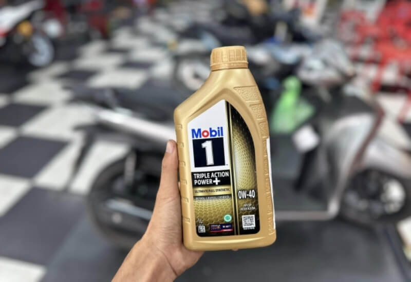 Nhớt Mobil 1 Scooter cho SH Mode